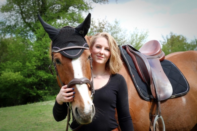 Chlotilde & son cheval